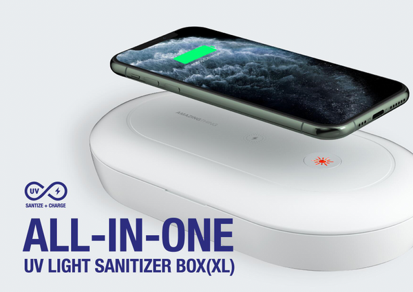 All in 1 UV Sterilization with 10W Wireless Charging Box