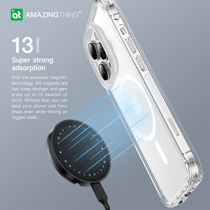 MAG 14 FT Drop-proof Case | iPhone 14 Pro | Pro Max | Clear