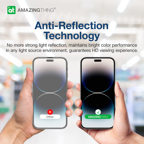 SUPREME Anti-Reflection 2.5D Tempered Glass Screen Protector for iPhone