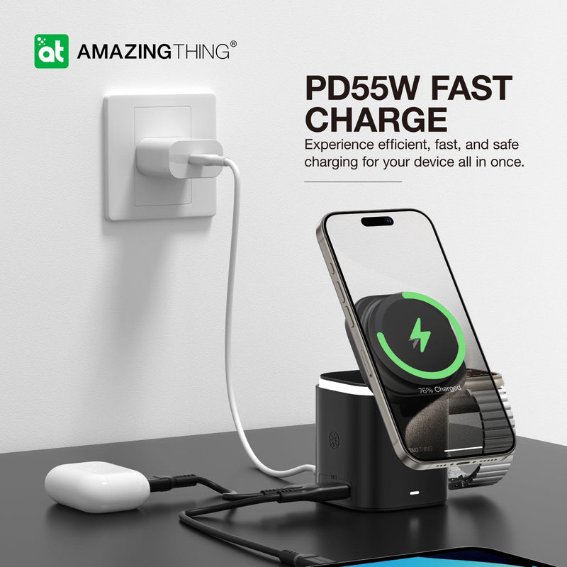 Thunder Pro Mag 5-in-1 PD55W Charging Station