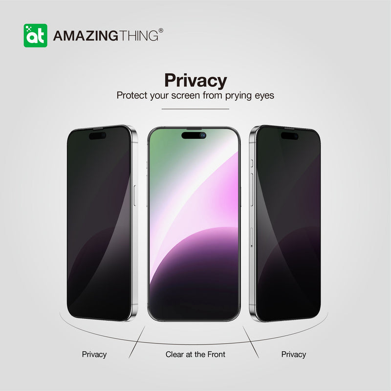 Titan Privacy Tempered Glass Screen Protector | iPhone 15